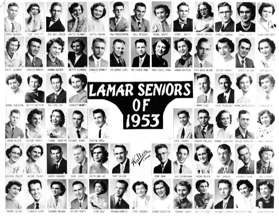 Old Photos Of Lamar Class Photos